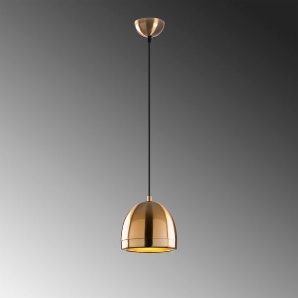 Lustră în culoarea bronz cu abajur din metal ø 17 cm Mugo – Opviq lights-image-4