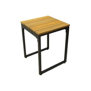 Set 2 scaune de grădină cu șezut din lemn de acacia Ezeis Brick