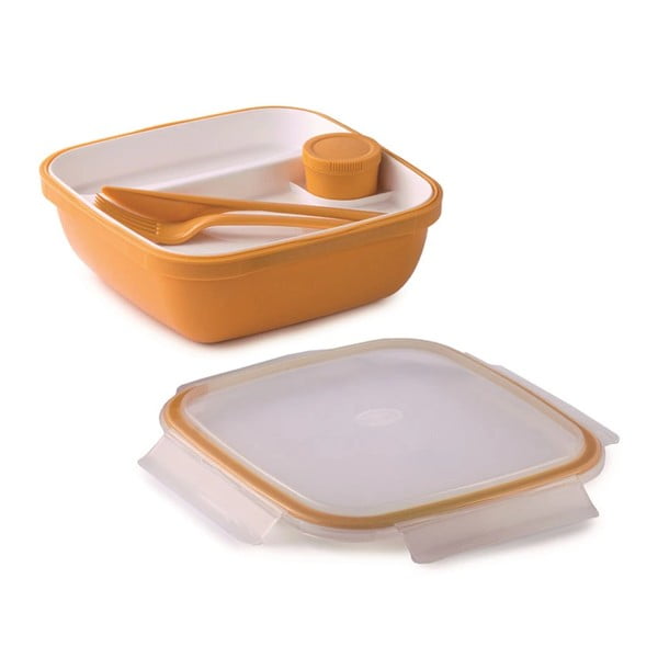 Cutie pentru prânz cu tacâmuri, compartimentată Fresh – Snips-image-4