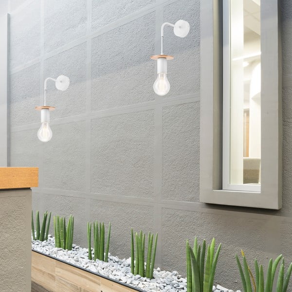 Aplică de perete albă Angelina – LAMKUR-image-1