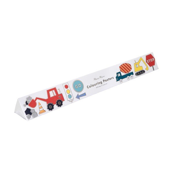 Cărți de colorat Construction – Meri Meri-image-1