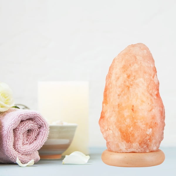 Lampă de sare portocalie, înălțime 26 cm Sally - LAMKUR-image-1