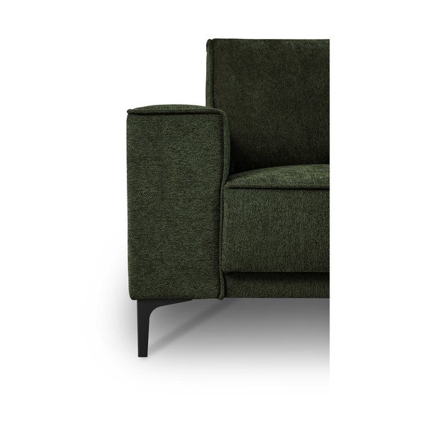 Colțar verde cu tapițerie din chenille (cu colț pe partea dreaptă/în formă de ”L”) Copenhagen – Scandic-image-4