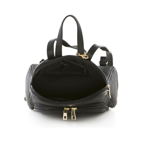 Rucsac din piele Anna Morellini Oxana, neagră -image-4