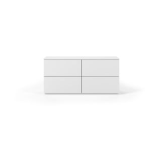 Comodă albă cu sertare TemaHome Join, 120x54 cm