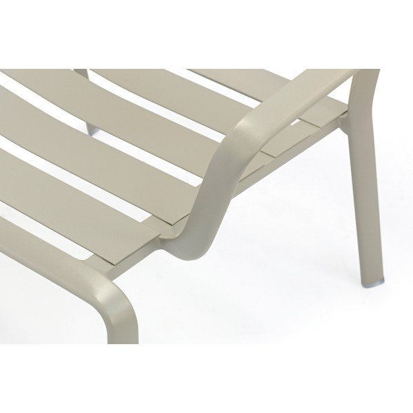 Fotoliu de grădină gri din metal Spring – Ezeis-image-2