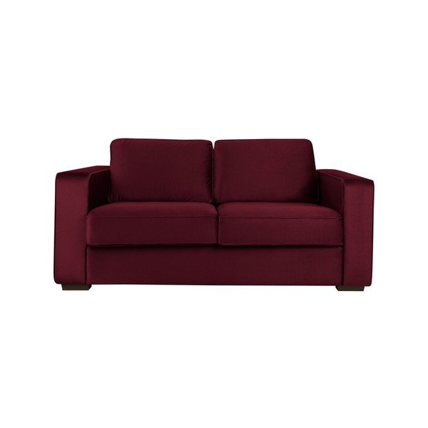 Canapea cu 2 locuri Cosmopolitan Denver, roșu burgundy-image-1