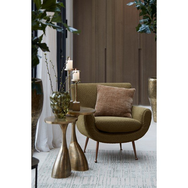 Masă auxiliară rotundă din metal 33x40 cm Macau - Light & Living-image-1