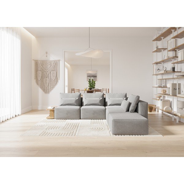 Modul pentru canapea gri Riposo Ottimo – Sit Sit-image-2