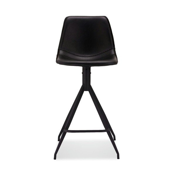 Scaune de bar negre rotative 2 buc. 98 cm Isabel – Furnhouse-image-1