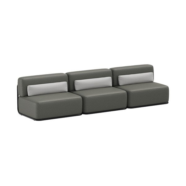 Canapea modulară de grădină gri închis 306 cm Straw – Sit Sit-image-2