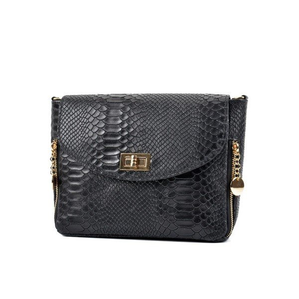Geantă din piele Roberta M Tasima Nero, negru-image-2