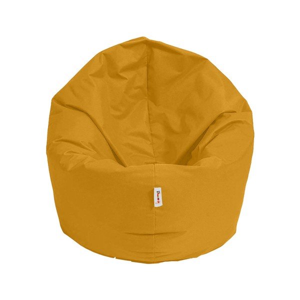 Fotoliu bean bag galben Iyzi – Floriane Garden-image-2