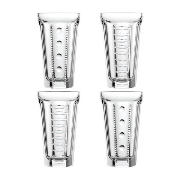 Set 4 pahare pentru băuturi La Rochére Saga, 340 ml
