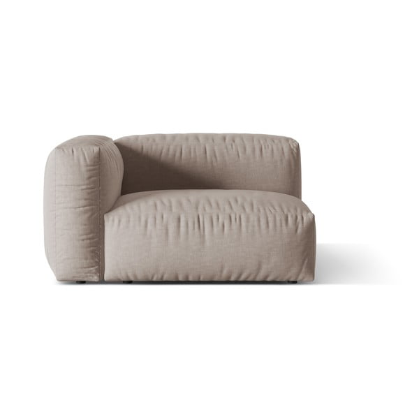 Modul pentru canapea modulară bej (cu colț pe partea stângă ) Martina – Micadoni Home