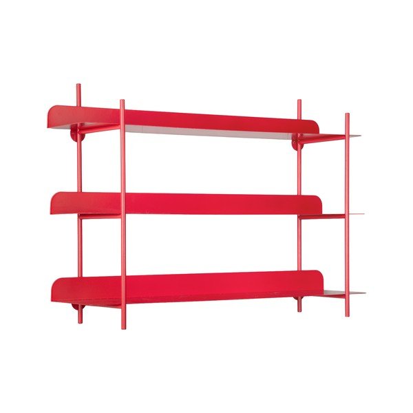 Raft roșu etajat din metal 60 cm Cool Retro – PT LIVING
