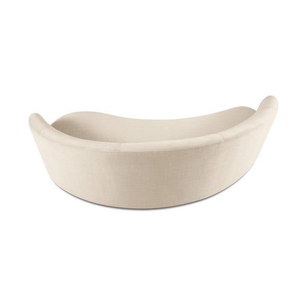 Canapea asimetrică din catifea Mazzini Sofas Debbie, colț dreapta, bej-image-3