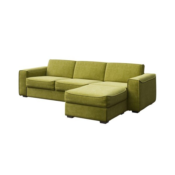 Canapea extensibilă MESONICA Munro, 308 cm L, verde olive-image-1