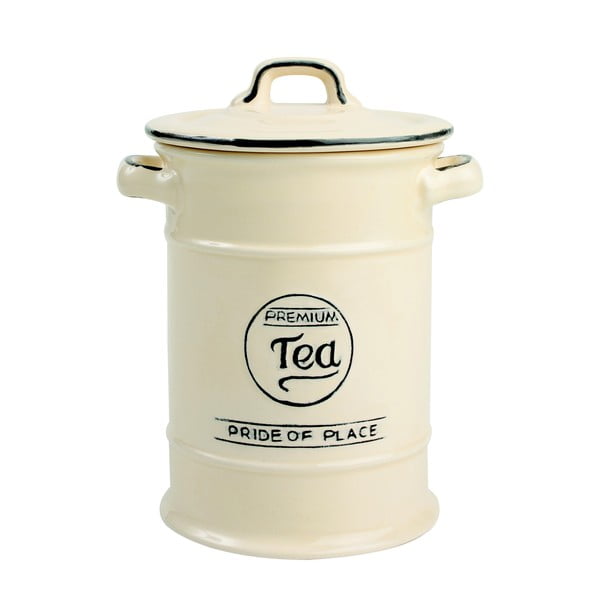 Recipient ceramic pentru ceai T&G Woodware Pride of Place, crem