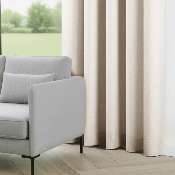 Draperie crem dimout (semi-opacă) Calisto – Filumi-image-1