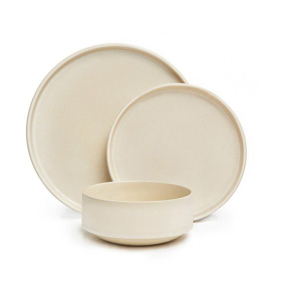 Set de 18 vase din gresie crem Bonami Selection Malia