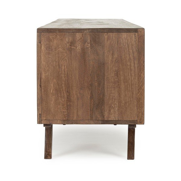 Comodă TV în culoare naturală din lemn de mango 200x60x43 cm Sherman – Bizzotto-image-4
