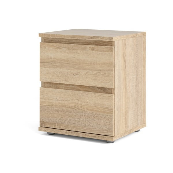 Noptieră cu aspect de lemn de stejar Tvilum Nova-image-4