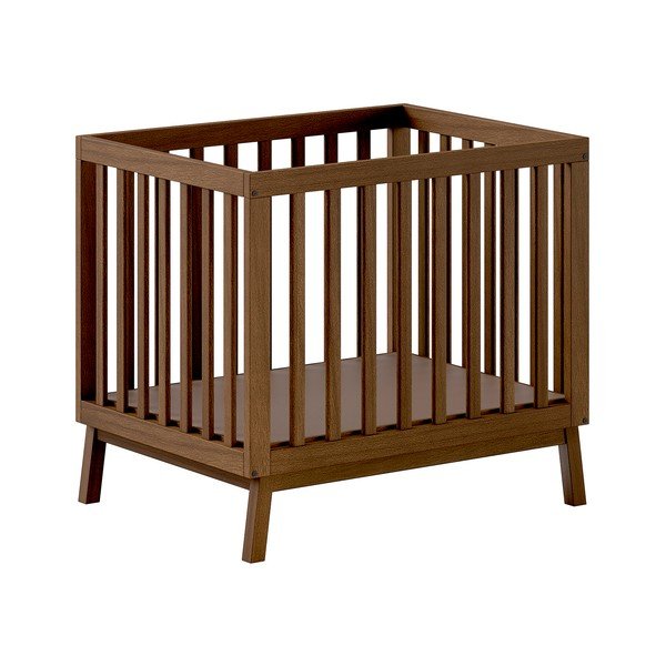 Țarc pentru copii maro din lemn de pin 95x75 cm Sezane – Vipack