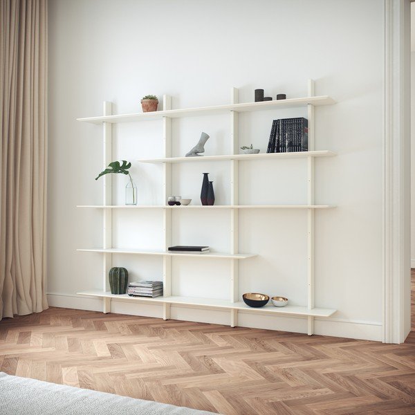 Sistem modular de rafturi alb 224x190 cm Bridge – Tenzo-image-1