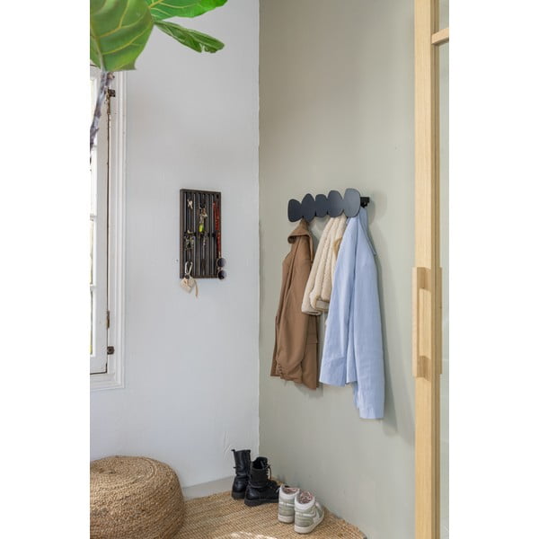 Cuier de perete negru din metal 58 cm Tumulo – Spinder Design-image-1