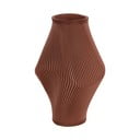 Vază maro din polirășină (înălțime 30 cm) Twisted Rib – PT LIVING