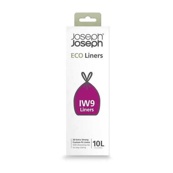 Saci de gunoi 20 buc. retractabili   10 l Eco Grey – Joseph Joseph