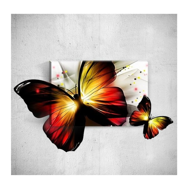 Tablou de perete 3D Mosticx Butterfly, 40 x 60 cm