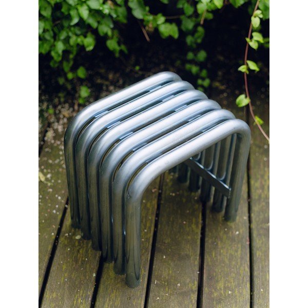 Scaun de grădină argintiu din metal Nokk – noo.ma-image-2