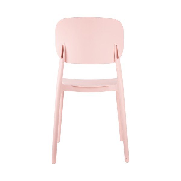 Scaune de dining roz-deschis 4 buc. din plastic Cheer – Leitmotiv-image-4