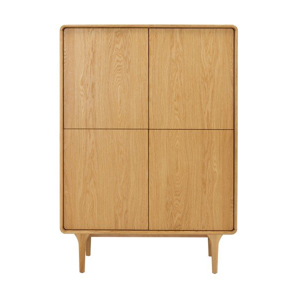 Dulap în culoare naturală cu aspect de lemn de stejar 100x140 cm Nice – Tenzo