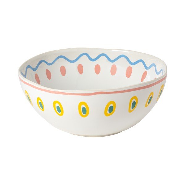 Bol alb din gresie ø 28 cm Summer Bliss – Costa Nova