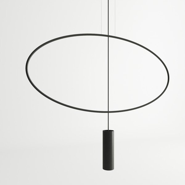 Lustră neagră din metal HOLAR – Thoro-image-2