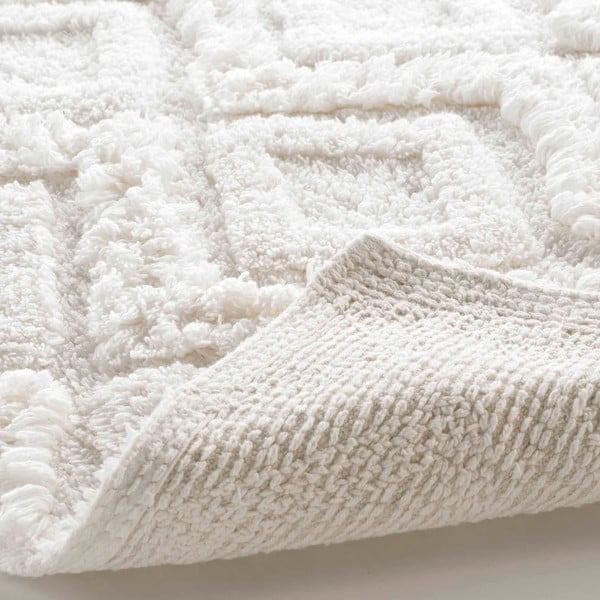 Covoraș de baie alb 50x80 cm Ikatis – douceur d'intérieur-image-3