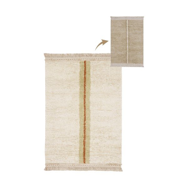 Covor bej din bumbac 140x200 cm Duetto Sage – Lorena Canals-image-3