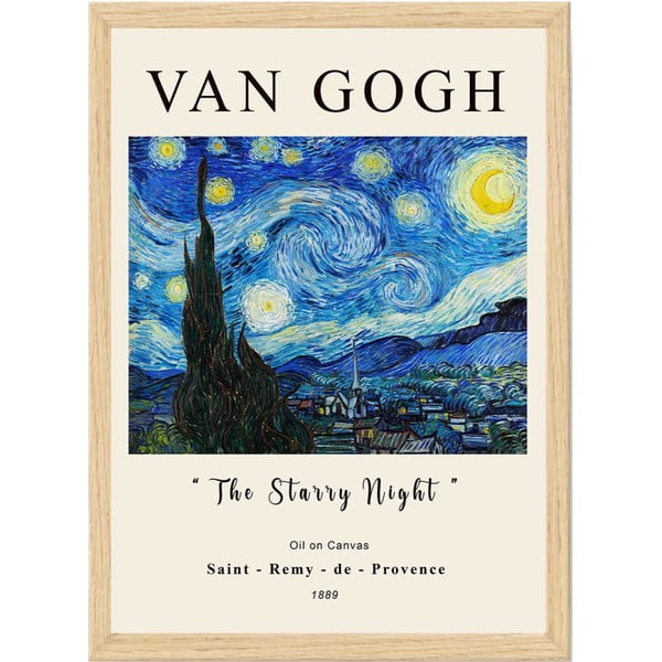 Poster cu ramă 55x75 cm Vincent van Gogh – Wallity
