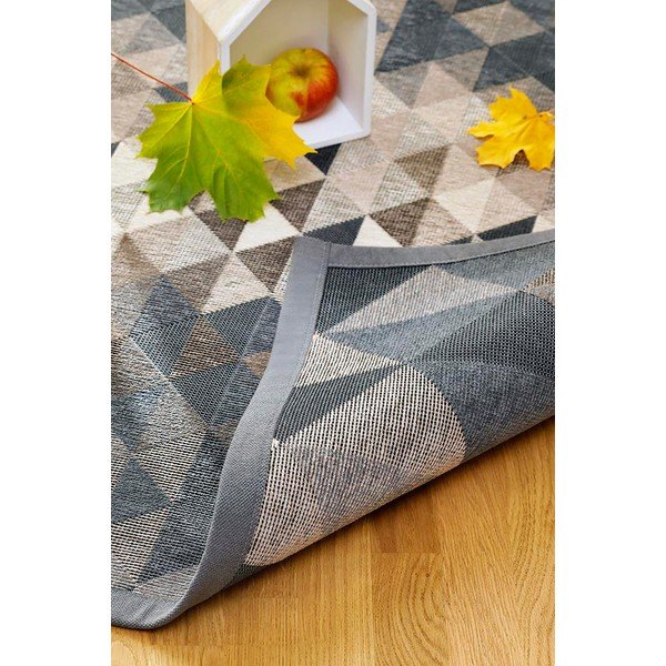 Covor cu 2 fețe Narma Kiva, 80 x 250 cm, gri-image-1