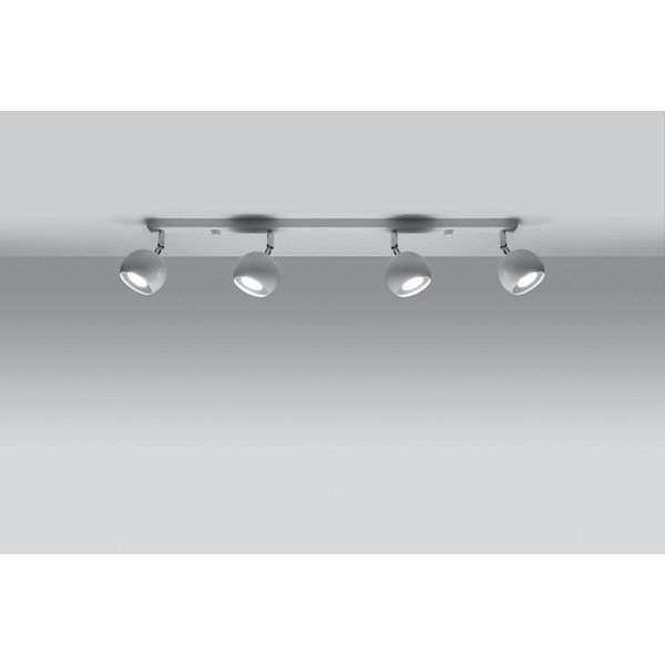 Plafonieră Sollux Ollo, lungime 80 cm, alb-image-2