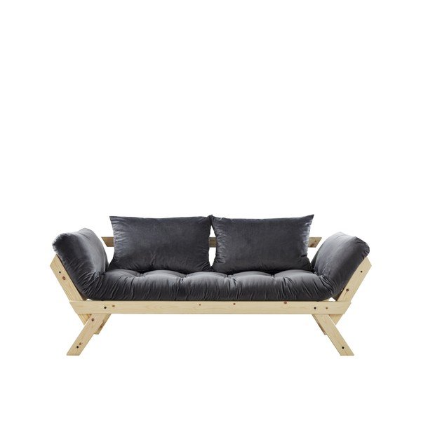 Canapea extensibilă Karup Bebop Natural/Velvet Gray-image-1