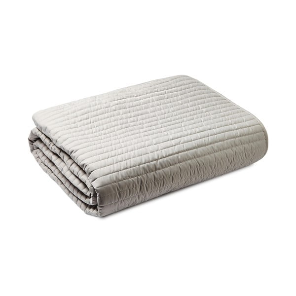 Cuvertură gri matlasată pentru pat dublu 220x230 cm – Bianca