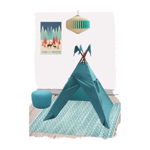 Covor țesut manual pentru copii Nattiot Nomade, 130 x 180 cm-image-3
