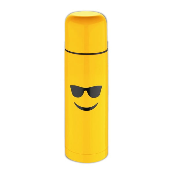 Termos Bergner Emoticon Sunglasses, 750 ml