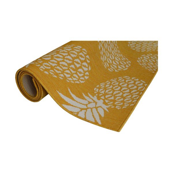 Covor adecvat pentru exterior Floorita Ananas, 160 x 230 cm, galben-image-4