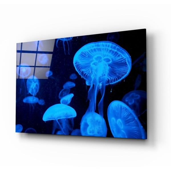 Tablou din sticlă Insigne Jellyfish