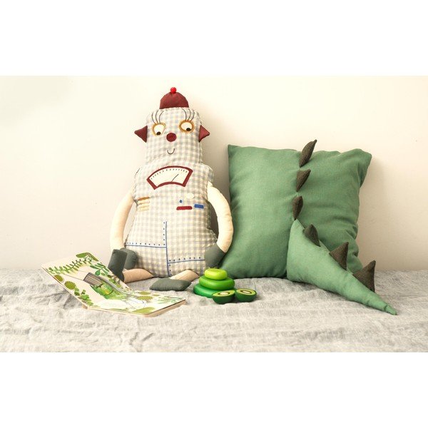 Pernă decorativă pentru copii Dino – Little Nice Things-image-3